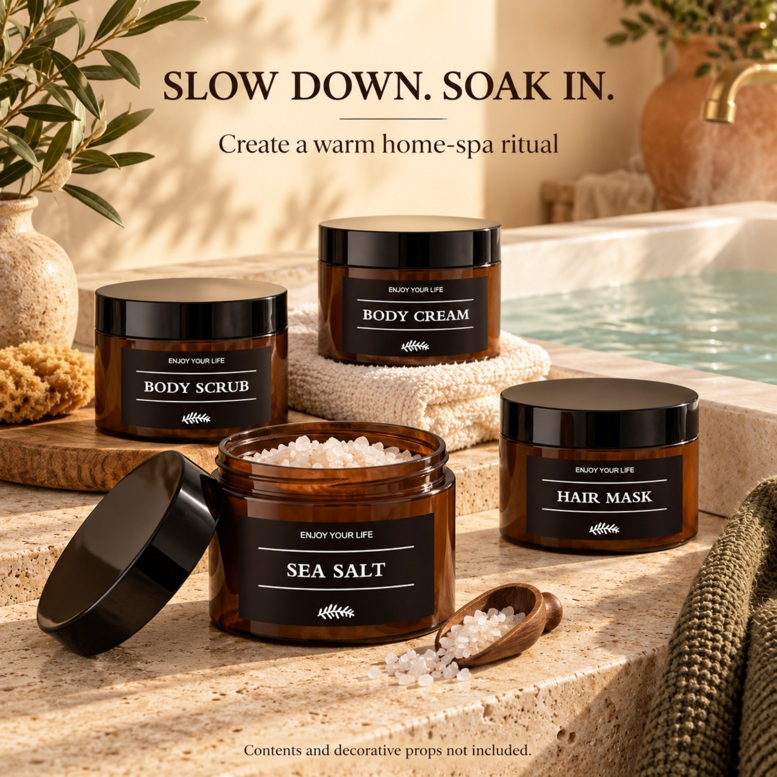 3PCS Bathroom Storage Jars wit - огляд і ціна Hair Care