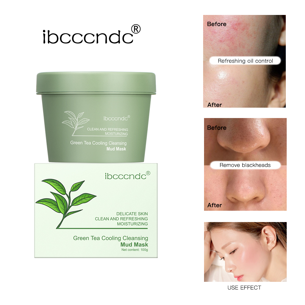 Green Tea Mud Mask Natural Ski - огляд і ціна Green Tea Cleansing Clay Mask