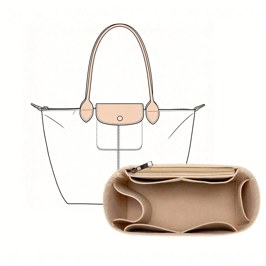 Bag Organizer Felt Purse Inser - огляд і ціна Makeup
