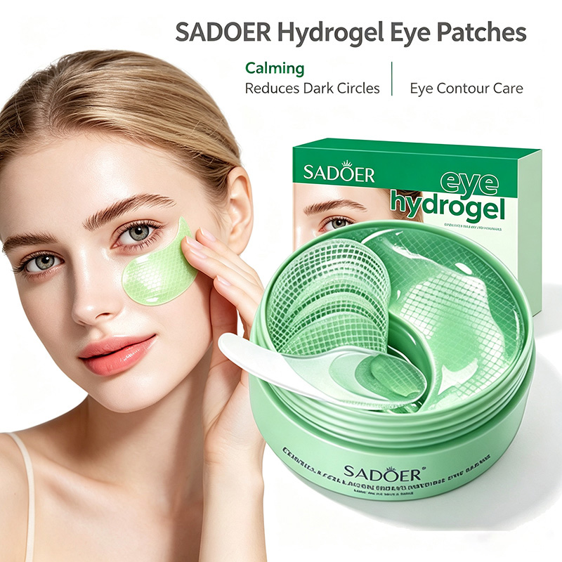60pcs SADOER Centella Asiatica - огляд і ціна Collagen Under Eye Patches