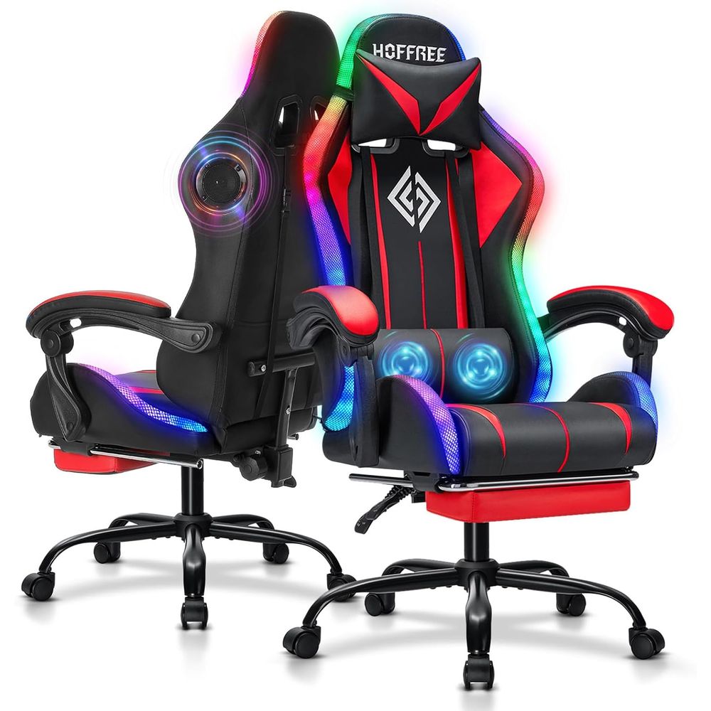 RGB Gaming Chair with Bluetoot - огляд і ціна Massage