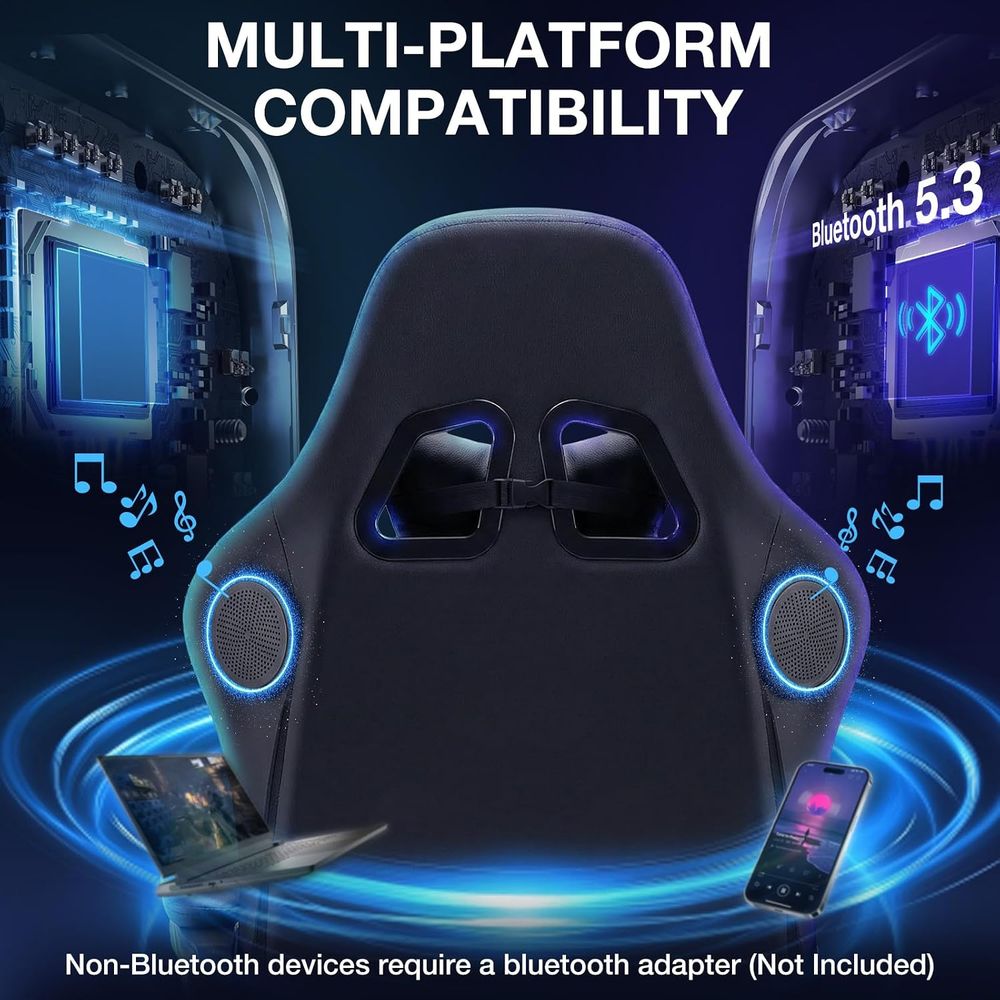 RGB Gaming Chair with Bluetoot - огляд і ціна Massage