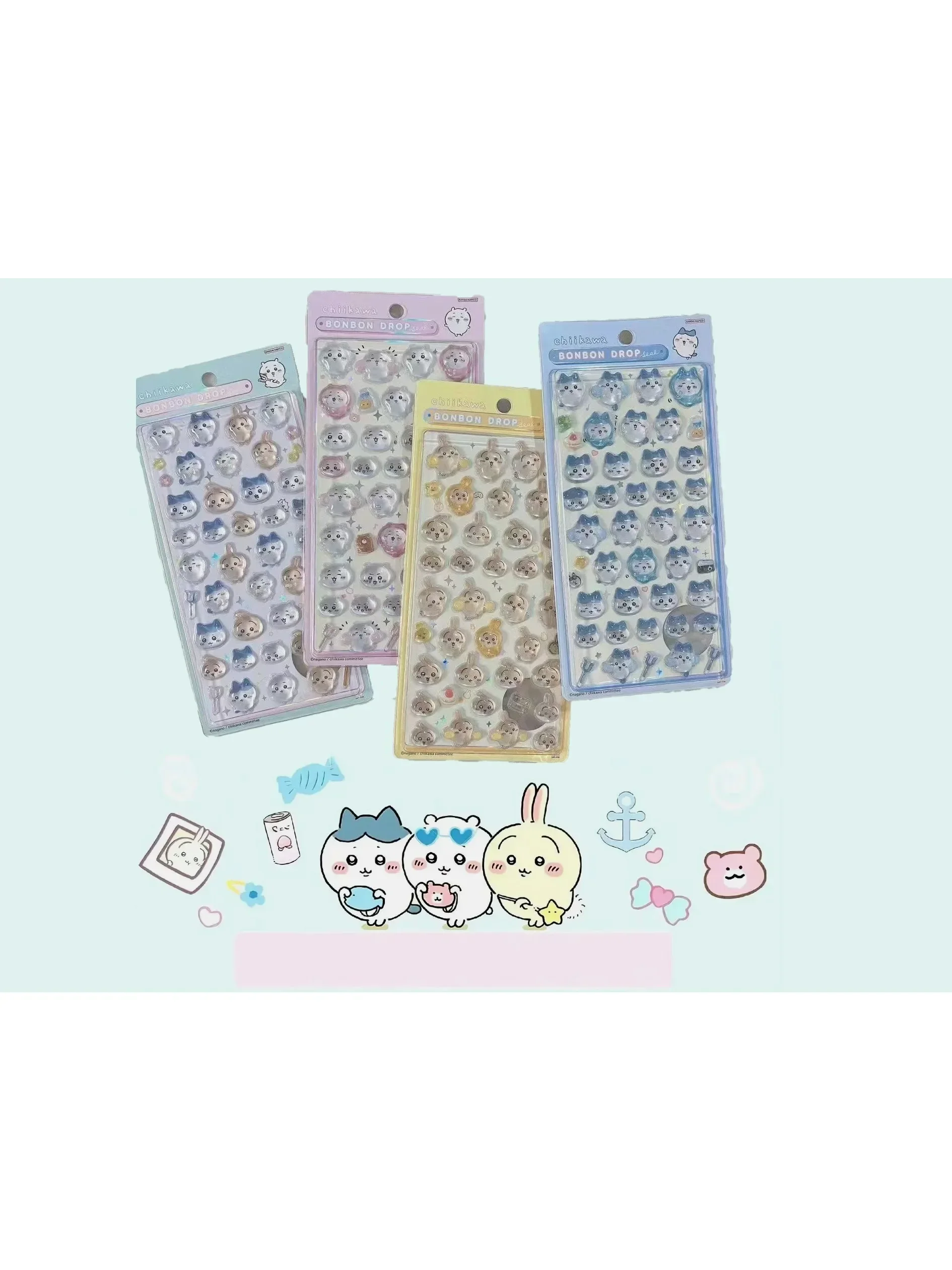 Chiikawa 3D Stickers, Cute Rab - огляд і ціна Nail Art
