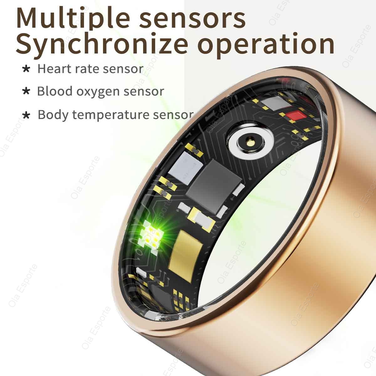 Titanium Alloy Smart Ring, Hea - огляд і ціна Health Monitors