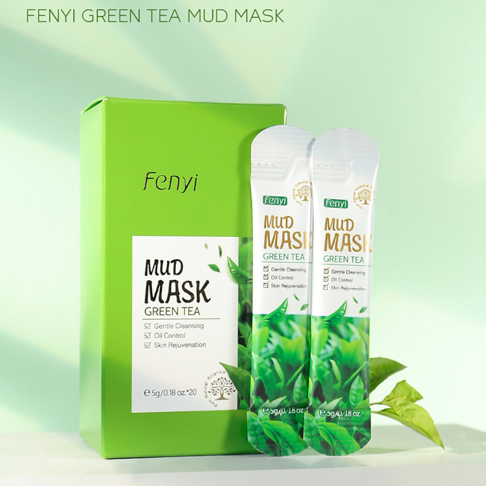 Fenyi Green Tea Clay Mask 5gx2 - огляд і ціна Green Tea Cleansing Clay Mask